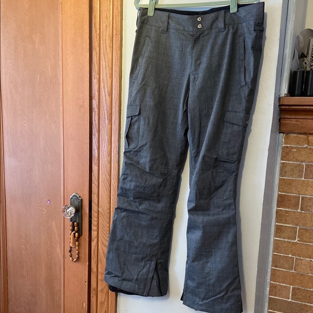 Aperture ski snowboard Gray Cargo Pants size L like new